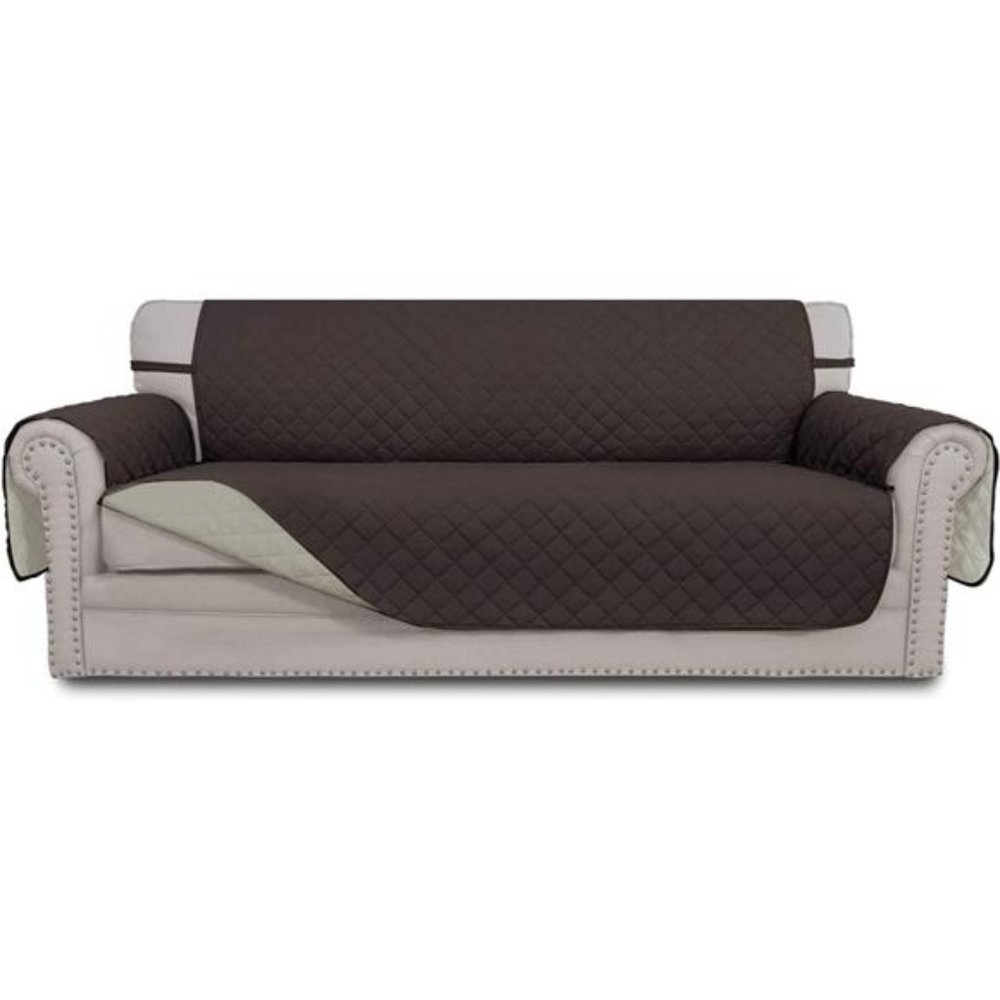 Reversible Couch Cover for 3 Cushion Couch Sofa Cover for Dogs Water Resistant
